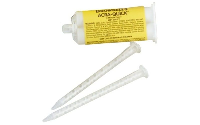 Brownells Acra-quick w/2 mixing tips 50ml